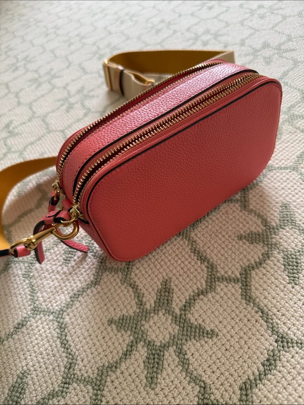 Tory Burch Mini Miller Crossbody Bag in Coral